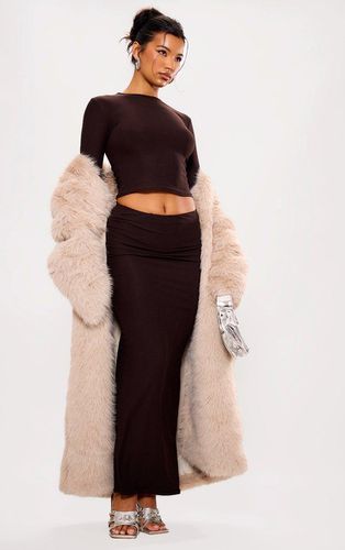 Womens Chocolate Soft Touch Maxi Skirt - - 14 - NastyGal UK (+IE) - Modalova