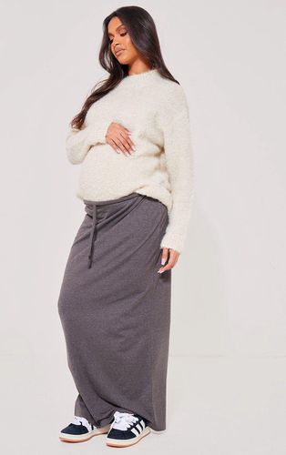 Womens Maternity Charcoal Tie Front Maxi Skirt - - 10 - NastyGal UK (+IE) - Modalova