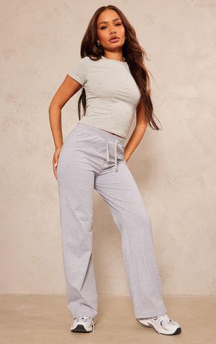 Womens Petite Straight Leg Jersey Trousers - 2 - NastyGal UK (+IE) - Modalova