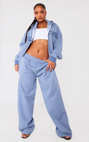 Womens Shape Petrol Washed Wide Leg Joggers - M - NastyGal UK (+IE) - Modalova