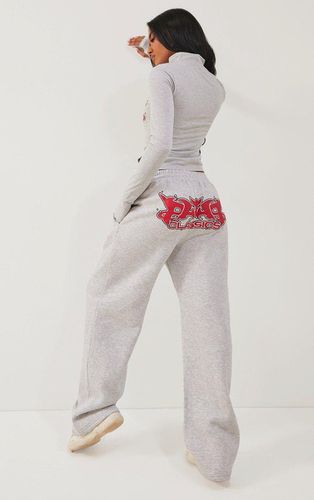 Womens Ash Oversized Graphic Printed Wide Leg Joggers - XL - NastyGal UK (+IE) - Modalova