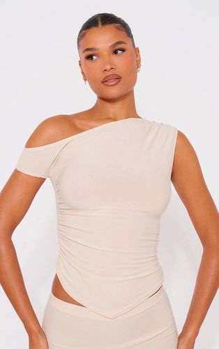 Womens Ecru Soft Touch Sleeveless Asymmetric Hem Top - - 4 - NastyGal UK (+IE) - Modalova