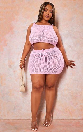 Womens Plus Baby Butterfly Knitted Front Tie Mini Skirt - XL - NastyGal UK (+IE) - Modalova
