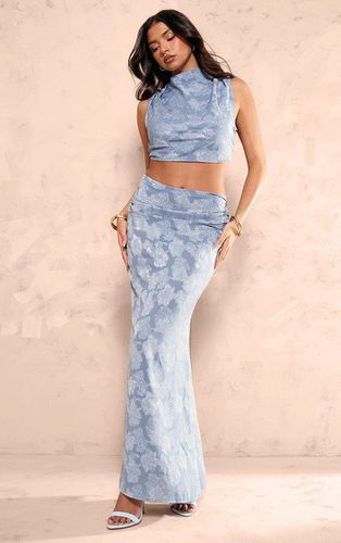 Womens Woven Floral Low Rise Fishtail Maxi Skirt - 14 - NastyGal UK (+IE) - Modalova