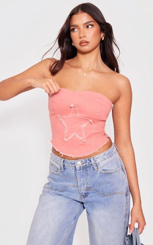 Womens Candy Star Applique Stretch Corset Top - 12 - NastyGal UK (+IE) - Modalova