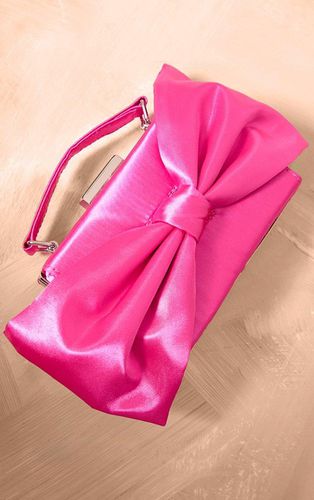Womens Hot Satin Oversized Bow Box Grab Bag - One Size - NastyGal UK (+IE) - Modalova