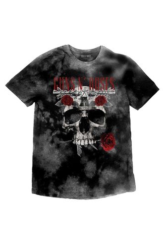 Flower Skull T-Shirt - Grey - M - Guns N Roses - Modalova