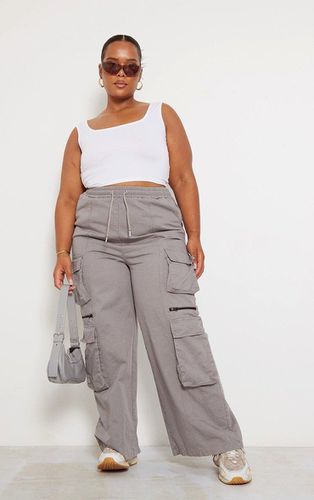 Womens Plus Washed Cargo Trousers - 18 - NastyGal UK (+IE) - Modalova
