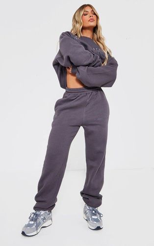 Womens Charcoal Embroidered Oversized Cuffed Joggers - - XS - NastyGal UK (+IE) - Modalova