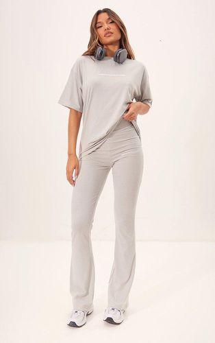 Womens Pale Print Flared Trousers - 8 - NastyGal UK (+IE) - Modalova