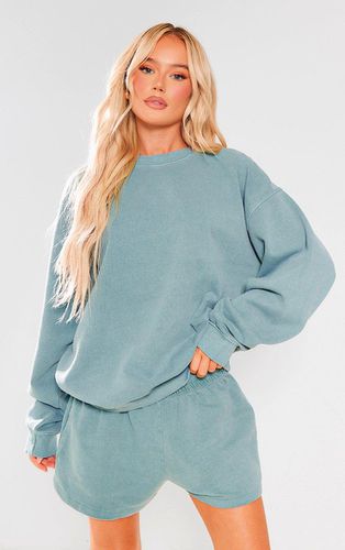 Womens Washed Teal Oversized Sweatshirt - - XS - NastyGal UK (+IE) - Modalova