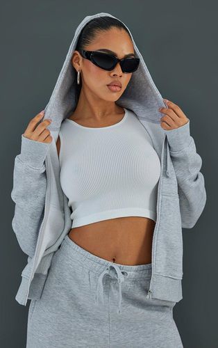 Womens Ash Oversized Hooded Zip Up Sweat Hoodie - S - NastyGal UK (+IE) - Modalova