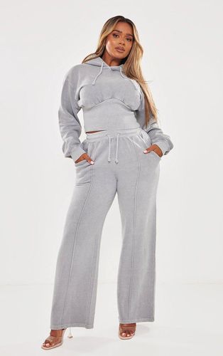 Womens Shape Light Sweat Seam Detail Wide Leg Joggers - 6 - NastyGal UK (+IE) - Modalova