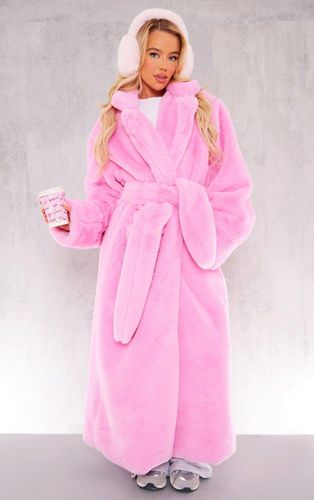 Womens Candy Faux Fur Maxi Coat - 12 - NastyGal UK (+IE) - Modalova