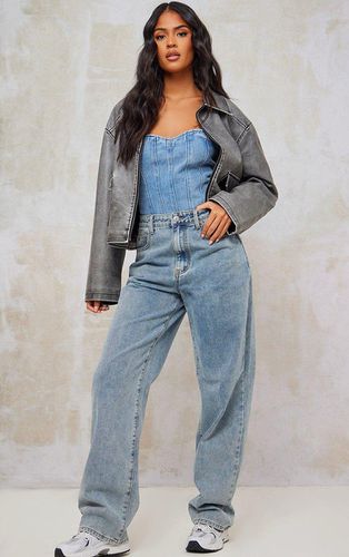 Womens Tall Vintage Bleach Wash Baggy Boyfriend Jeans - - 10 - NastyGal UK (+IE) - Modalova