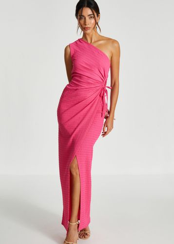 Womens One Shoulder Wrap Cut Out Maxi Dress - - 10 - NastyGal UK (+IE) - Modalova