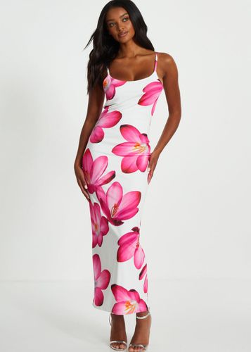 Womens Bold Floral Print Bodycon Maxi Dress - - 8 - NastyGal UK (+IE) - Modalova