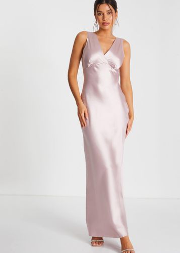 Womens Satin Wrap Maxi Dress - - 6 - NastyGal UK (+IE) - Modalova