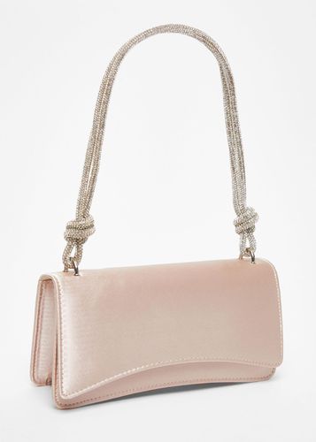 Womens Diamante Curved Shoulder Bag - - One Size - NastyGal UK (+IE) - Modalova