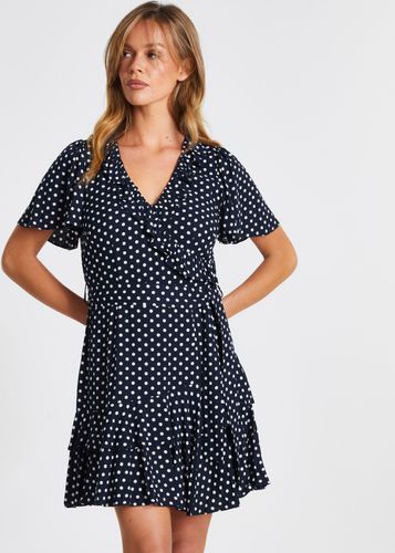 Womens Polka Dot Print Skater Dress - - 16 - NastyGal UK (+IE) - Modalova