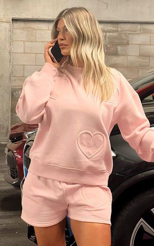 Womens Baby Oversized Heart Embossed Sweatshirt - XS - NastyGal UK (+IE) - Modalova
