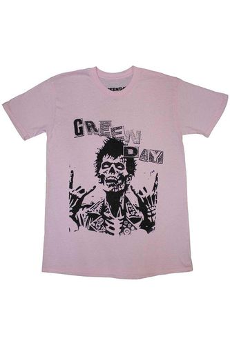 Savior Zombie T-Shirt - Pink - S - Green Day - Modalova