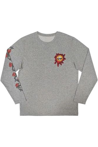 Splatter Seal Back & Sleeve Print Long-Sleeved T-Shirt - - XL - Guns N Roses - Modalova