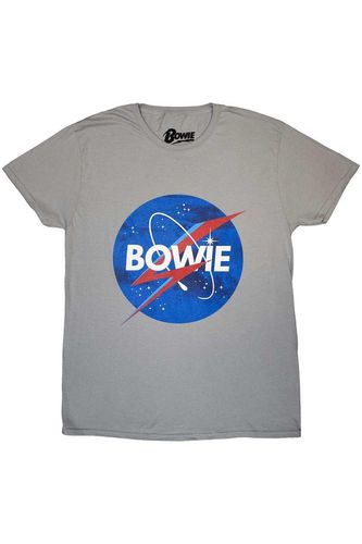 Starman Logo T-Shirt - Grey - L - David Bowie - Modalova