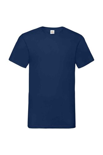 Value V Neck T-Shirt - Navy - XXXL - Fruit of the Loom - Modalova