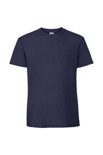 Ringspun Premium T-Shirt - Navy - L - Fruit of the Loom - Modalova