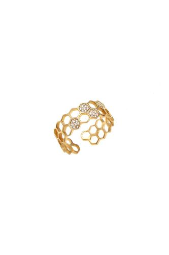 Womens Ring Zirconias - - One Size - Arte Nova Jewellery - Modalova
