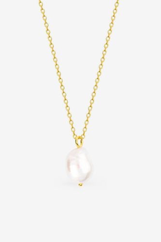Womens Gold Pendant Necklace With Baroque Pearl - - 18 inches - MUCHV - Modalova