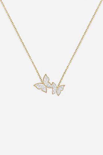 Womens Gold Butterfly Necklace - - 18 inches - NastyGal UK (+IE) - Modalova