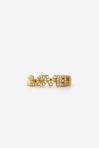 Womens Gold Loved Slogan Ring - - O - NastyGal UK (+IE) - Modalova