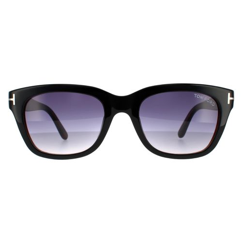 Square & Brown Smoke Grey Gradient Sunglasses - One Size - Tom Ford - Modalova