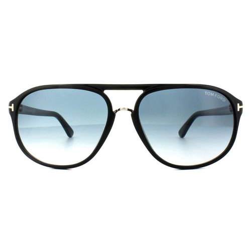 Aviator Shiny Green Gradient Sunglasses - One Size - Tom Ford - Modalova