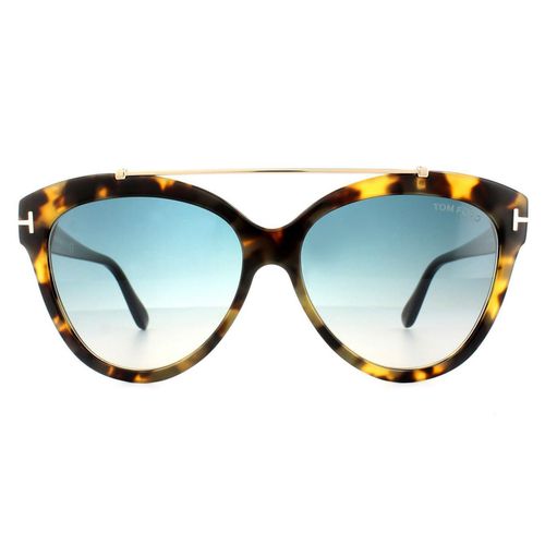 Womens Oval Havana Blue Gradient Sunglasses - - One Size - NastyGal UK (+IE) - Modalova
