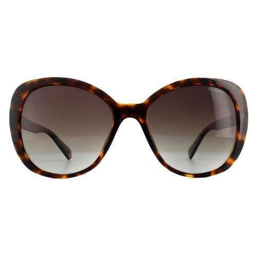 Womens Square Dark Havana Polarized Sunglasses - One Size - Polaroid - Modalova