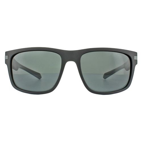 Square Matt Grey Polarized Sunglasses - One Size - Polaroid - Modalova
