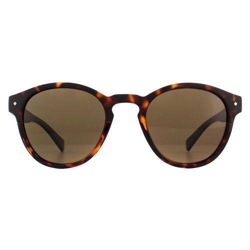 Round Dark Havana Bronze Polarized Sunglasses - - One Size - NastyGal UK (+IE) - Modalova
