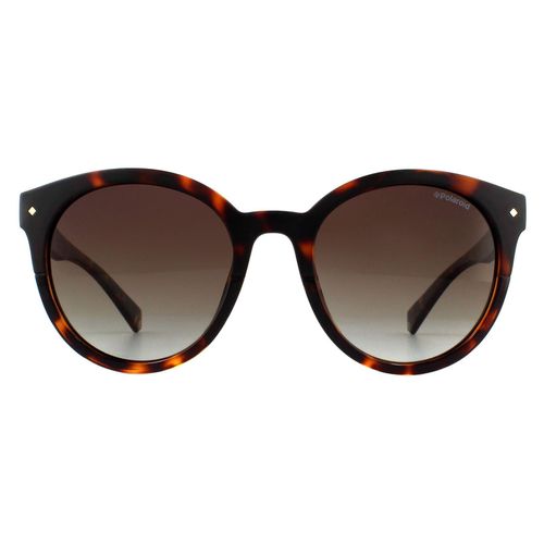 Womens Round Dark Havana Gradient Polarized Sunglasses - One Size - NastyGal UK (+IE) - Modalova