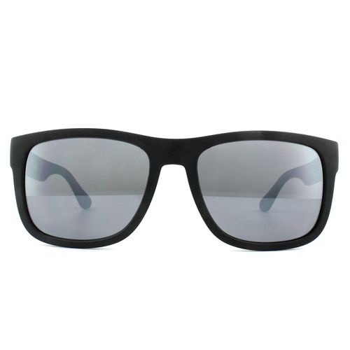 Rectangle Grey Mirror Sunglasses - One Size - Tommy Hilfiger - Modalova