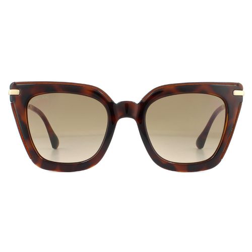 Womens Square Glitter Havana Gradient Sunglasses - One Size - Jimmy Choo - Modalova