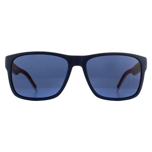 Rectangle Red White Blue Avio Sunglasses - One Size - NastyGal UK (+IE) - Modalova