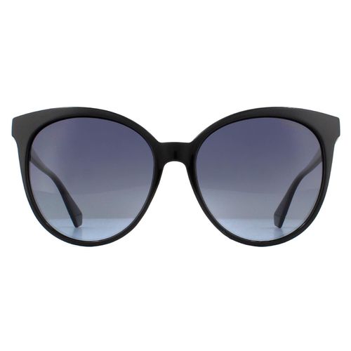 Womens Cat Eye Grey Gradient Polarized Sunglasses - One Size - Polaroid - Modalova