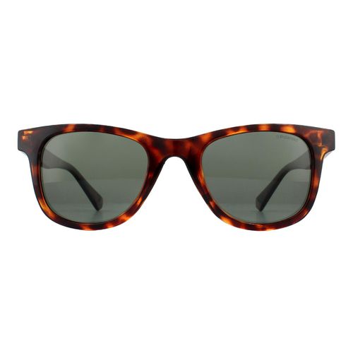Rectangle Dark Havana Green Polarized Sunglasses - - One Size - NastyGal UK (+IE) - Modalova