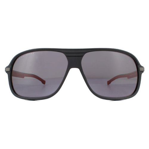 Aviator Matte Red Grey Polarized Sunglasses - One Size - NastyGal UK (+IE) - Modalova