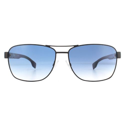 Rectangle Matte Blue Gradient Sunglasses - One Size - NastyGal UK (+IE) - Modalova