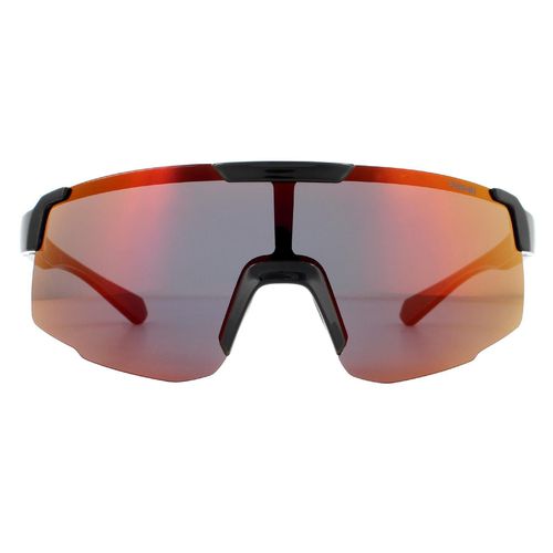 Sport Shield Red Mirror Polarized Sunglasses - One Size - NastyGal UK (+IE) - Modalova