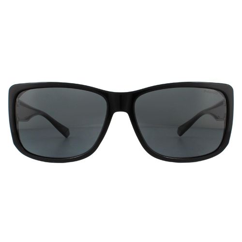 Suncovers Wrap Grey Polarized Sunglasses - One Size - Polaroid - Modalova